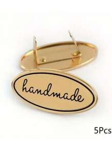 2-5件DIY手工包袋五金配件、装饰板、行李箱Logo扣 - 彩色 - 查看 7