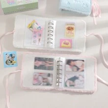 3 英寸 Kpop 照片卡活页夹、A7 毛绒相册、包含 10 张内页、Star Collect Book 偶像照片卡相册、照片卡夹书套、卡片保护套、毛绒照片卡活页夹套、返校、学校用品 - 多色 - 查看 9