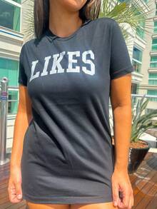 Women T-Shirts - màu đen - Xem 1