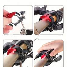 1入組自行車隱形Q鈴，高清喇叭，山地自行車鋁合金鈴，戶外騎行裝備配件 - 彩色 - 查看 6
