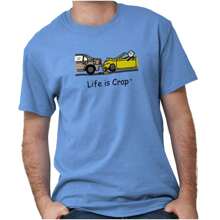 Áo thun in hình tai nạn xe hơi Crash  Bender - Màu xanh Carolina - Xem 1