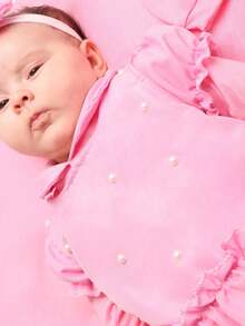Baby Girls Rompers - Rose pâle - Voir 2