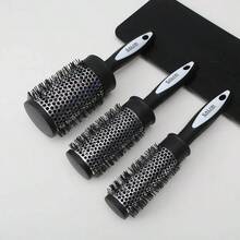 Tạo Kiểu Tóc Bàn Chải Tóc Nylon Lược Xi Lanh Tóc Xoăn Cán Lược Nhiệt Ống Nhôm Tròn Nòng Tóc Xoăn Dụng Cụ - Nhiều màu - Xem 2