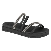 Women Flat Sandals - 黑色 - 查看 2