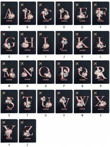 1 cái Tên tùy chỉnh PU Bao đựng hộ chiếu Ví đựng hộ chiếu Bảo vệ ngân hàng Hộp đựng thẻ kinh doanh Tổ chức Bảo vệ Da mỏng Lưu trữ tài liệu di động Siêu mỏng Ví đựng thẻ ID Ví tiền xu Ngăn chặn RFID Phụ nữ chống nước Phụ kiện du lịch Bảng chữ cái hoa Mẫu in ban đầu được cá nhân hóa DIY Bất kỳ tên nào cho vé máy bay văn phòng kinh doanh Kẹp gấp - đen - Xem 4