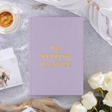 1pc Hardcover Notebook -The Wedding Planner Checklist: A Portable Guide To Organizing Your Dream Wedding,Plan The Ideal Wedding,Back To School,Thanksgiving Gifts