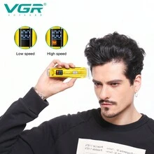 VGR Hair Clipper Electric Hair Cutting Machine Cordless Haircut Machine Rechargeable Hair Trimmer Portable Trimmer For Men V-956-Without Box - Gold - View 8