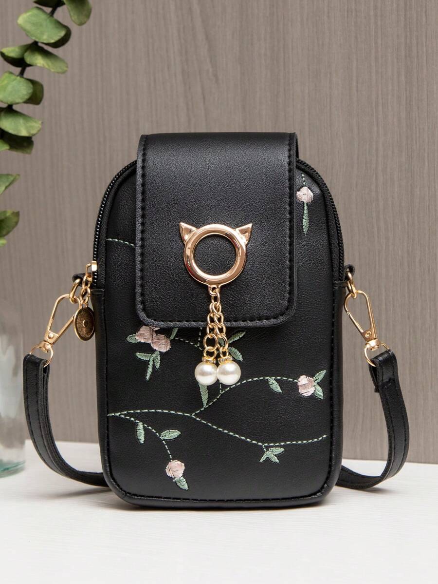 Women Crossbody - Hitam - View 1