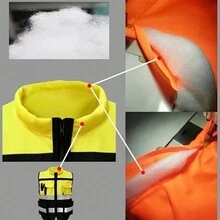 Chaleco Brigadista Reflejante Seguridad Industrial Bicolor - Amarillo - Ver 4