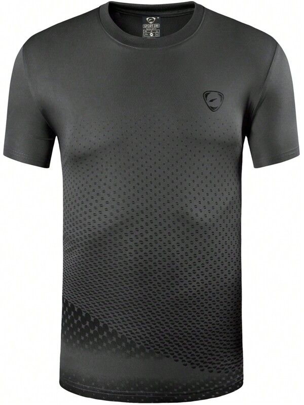 jeansian Pánské sportovní tričko Boyfriend Style Geo Print