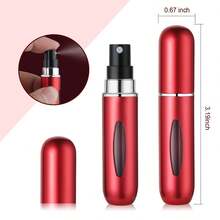 1pc Random Color Matte/Glossy Refillable Travel Perfume Spray Bottle, Portable Perfume Atomizer, Essential For Men And Women - Multicolor - View 2