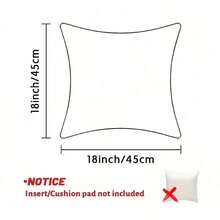 1pc New Chinese Style Linen Crane Pattern Pillowcase For Home Living Room Sofa, Square Shape Pillow Cover For Nap And Rest, Pillow Core Not Included - Multicolor - View 2