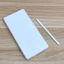 新版學生太陽能寫字板計算器 2807，12 位，白色翻蓋，便攜式，可愛實用禮物 - 白色 - 查看 9