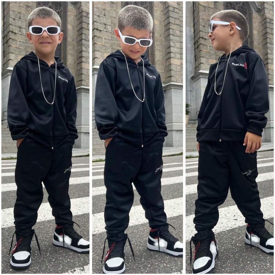 Young Boys Sets - màu đen - Xem 1