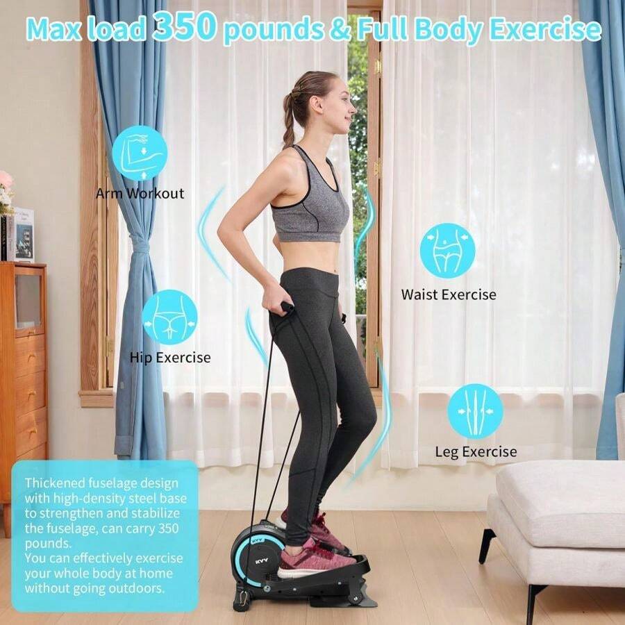 KYY Under Desk Elliptical, Portable Ellipse Leg Exerciser