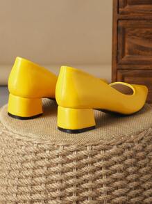 MonaNise 女士时尚绿色尖头低帮浅蓝色石纹高跟鞋，杏色包跟，适合度假、购物、户外活动，红色、黄色、复古、休闲百搭、高端感、黑色鞋子