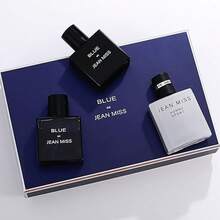 Set De Perfumes Para Hombre Azure Gift Box Set De 3 Piezas  Perfume para hombre, perfume sexy en aerosol para hombre, perfume de larga duración, conjunto para hombre - Fresco - Ver 4