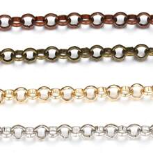 2m Fashion Metal Iron Round Circle O-Shape Chain, Suitable For DIY Necklace, Bracelet, Jewelry Accessories - Chain - View 3