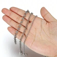 2m Fashion Metal Iron Round Circle O-Shape Chain, Suitable For DIY Necklace, Bracelet, Jewelry Accessories - Chain - View 5