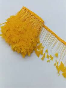 1Yards 10-15cm-4-6inch Pheasant Chicken Feathers Trims Sewing In Dress Fringe For Clothes Diy Needlework Decor Wedding Plume Crafts Accessories
