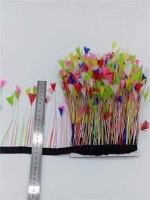 1Yards 10-15cm-4-6inch Pheasant Chicken Feathers Trims Sewing In Dress Fringe For Clothes Diy Needlework Decor Wedding Plume Crafts Accessories