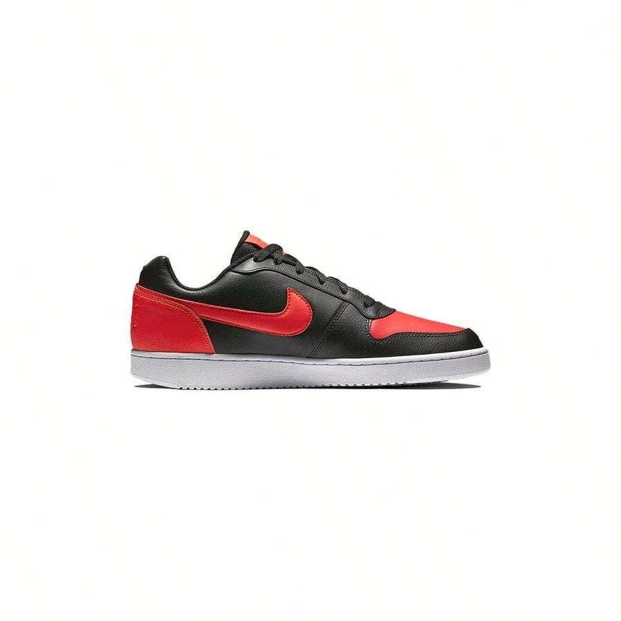 Ebernon Low AQ1775-004 Men's Black/Red Leather Skateboard Shoes CLK679 - 彩色 - 查看 1