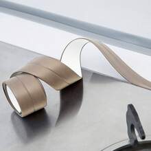 1pc PVC Floor Sealing Sticker, Waterproof Tile Decoration, Renovation Seam Tape For Home, Self-Adhesive Sink Sticker, Simple & Elegant Home Decoration, Minimalist Modern Style Home Decor For Toilet, Bedroom Decor, Bathroom Decor For Protecting Edges And Seam, Various Colors And Sizes Are Available, Easy To Clean, Stickers, Wall Decal, Vinyl Decal For Home Decorations, Spring Decoration Items Refresh Your Home, Festival Decoration Stickers Gifts Birthday Graduation - Coffee Brown - View 3