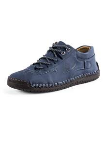Men's Handmade Casual Shoes, Flat Bottomed Outdoor Walking And Sports Shoes