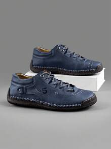 Men's Handmade Casual Shoes, Flat Bottomed Outdoor Walking And Sports Shoes