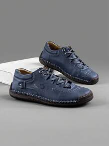 Men's Handmade Casual Shoes, Flat Bottomed Outdoor Walking And Sports Shoes