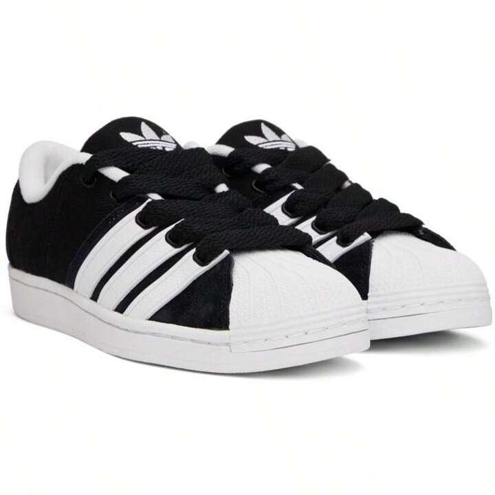 Adidas Originals Black & White Superstar Supermodified