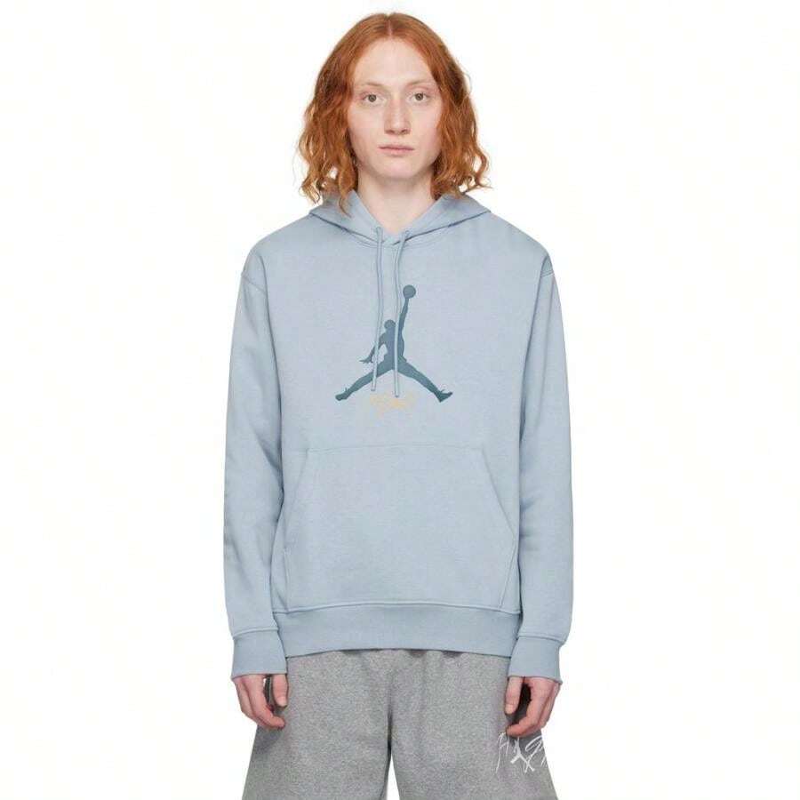 Jordan Sudadera con capucha Baseline esencial azul de Nike - por defecto - Ver 1