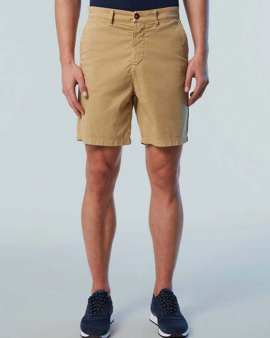 North Sails Star - Regular Fit Chino Short - Brown Shorts - Brown - View 1