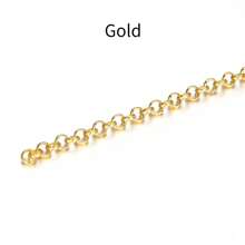 2m Fashion Metal Iron Round Circle O-Shape Chain, Suitable For DIY Necklace, Bracelet, Jewelry Accessories - Chain - View 18