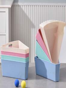 1入綠色塑料多功能創意桌面，桌面，檯面加厚加大收納盒，組織者，適用於客廳，廚房，浴室，臥室，辦公室和其他多用途