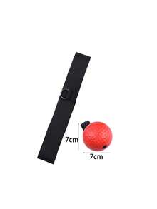 1pc Adjustable Head Band Boxing Reflex Ball, Sports Fitness And Reaction Training - Multicolor - View 3