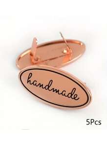 2-5件DIY手工包袋五金配件、装饰板、行李箱Logo扣 - 彩色 - 查看 2