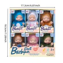 1 pieza/6 piezas/set, muñeca renacida simulación durmiendo de familia feliz, muñeca renacida de princesa disfrazada de pequeño animal, regalo de juguete, muñeca DIY, Bjd Doll - Multicolor - Ver 9