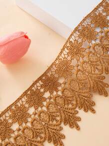 1pc 1/15Yard Length 8.5cm Wide Crochet Embroidery Lace Strap, Perfect For DIY Embroidery On Pillows, Bed Skirts, Skirts, Curtains, Women's Skirts, And Lingerie Lace - Multicolor - View 4