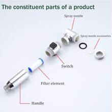 Bathroom Toilet Bidet Spray - Silver - View 2