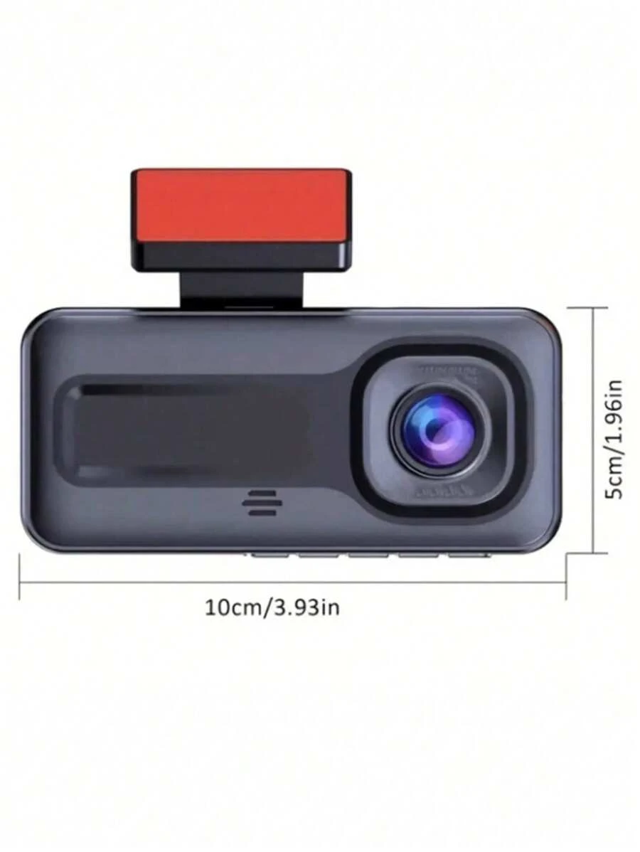 1 Máy ảnh Dash 3 màn hình 1080P với Camera 3 kênh, Màn hình IPS 2 inch, Kết nối USB, Ghi vòng lặp, Chức năng nhìn ban đêm, Thích hợp để giám sát xe phía trước và phía sau, Lái xe an toàn, Ghi lại tai nạn và thu thập bằng chứng - màu đen - Xem 1