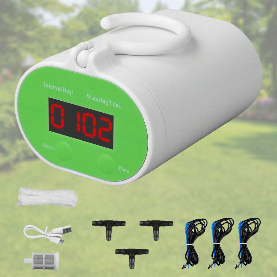 Automatic Watering System Kit With Timer Pump Device For 12Plants