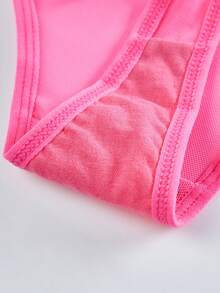 6入組女士低腰性感字母提花透明網眼丁字褲 - 彩色 - 查看 7