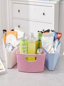 1入綠色塑料多功能創意桌面，桌面，檯面加厚加大收納盒，組織者，適用於客廳，廚房，浴室，臥室，辦公室和其他多用途