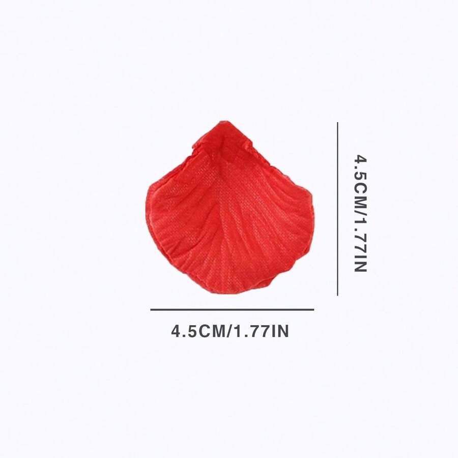 1000 Pcs Rose Petal Simulation Of The Wedding Room Layout Party