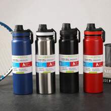 1 个 800 毫升/27.05 盎司带手柄真空保温瓶，保温水瓶，适合冷/热饮料，四季皆宜，适合返校礼物 - 彩色 - 查看 11