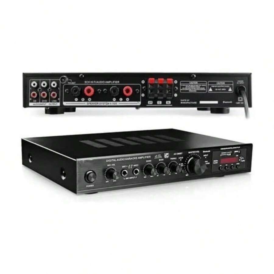 Amplificador de Audio Sunbuck AV-298BT De 5 Canales 2000w Negro - Negro - Ver 1