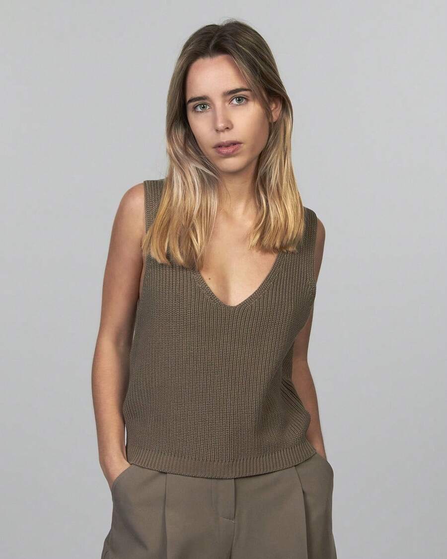 JJXX Jack&Jones Women Knit Tops - màu nâu - Xem 1