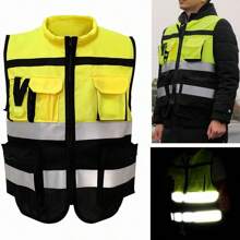 Chaleco Brigadista Reflejante Seguridad Industrial Bicolor - Amarillo - Ver 1