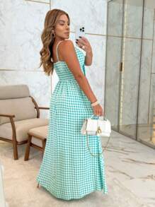 Women Dresses - 淺藍色 - 查看 2